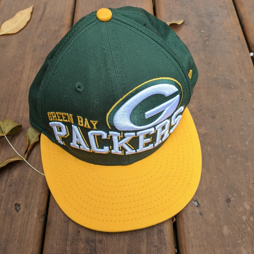Green bay packers flat bill snapback hat